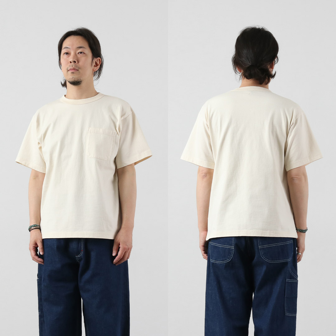 FILMELANGE（フィルメランジェ） オールデン エアスピン天竺 ポケットTシャツ 日本製 / メンズ 半袖 | FilMelange | 13