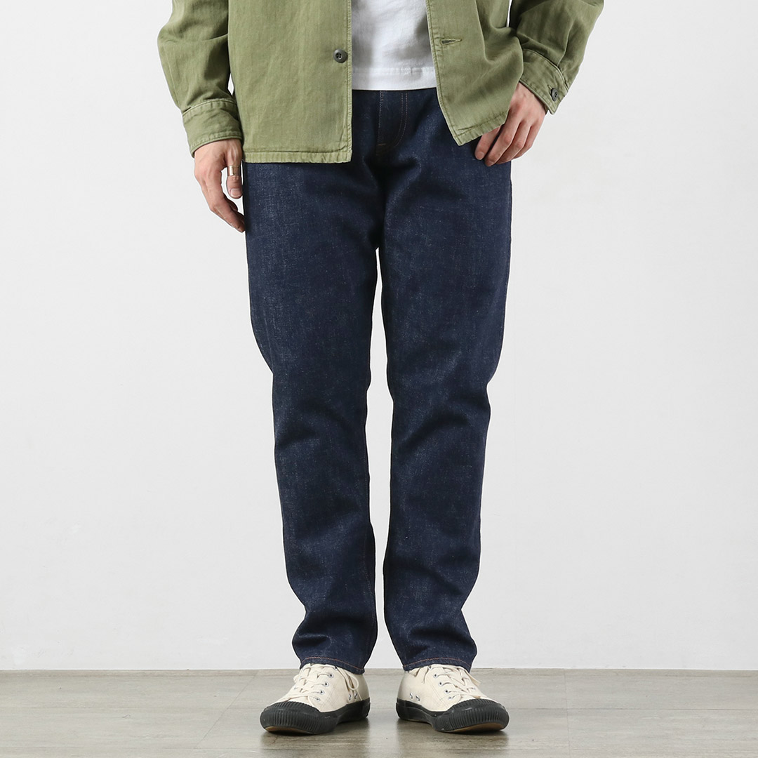Blue refabric（ブルーリファブリック） 13oz セミワイドテーパード 5Pジーンズ 日本製 / メンズ デニム ジーパン | JAPAN BLUE JEANS | 01