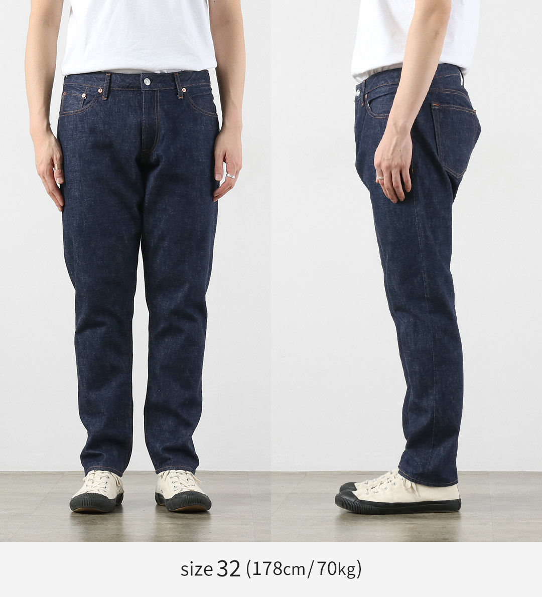 Blue refabric（ブルーリファブリック） 13oz セミワイドテーパード 5Pジーンズ 日本製 / メンズ デニム ジーパン | JAPAN BLUE JEANS | 13