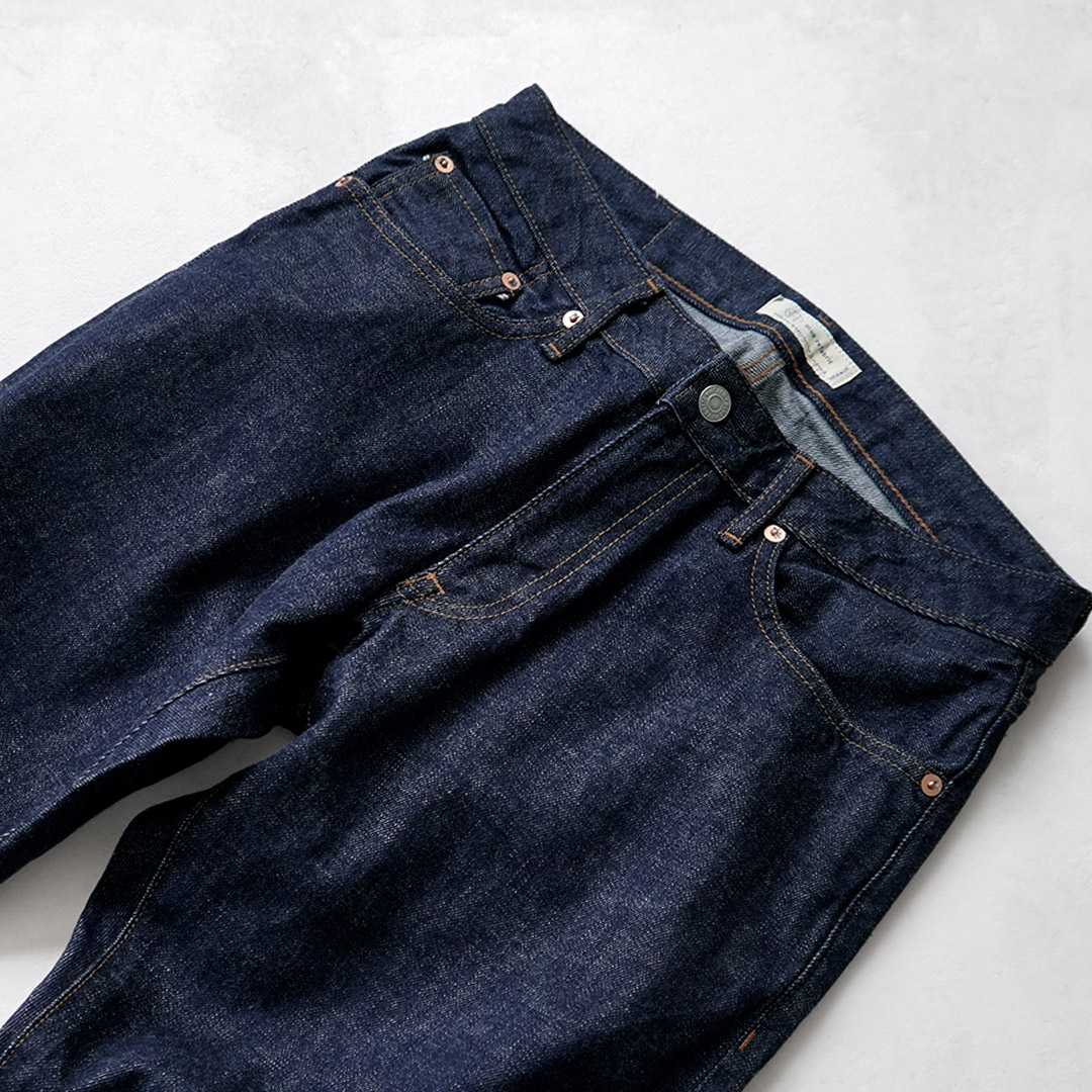 Blue refabric（ブルーリファブリック） 13oz セミワイドテーパード 5Pジーンズ 日本製 / メンズ デニム ジーパン | JAPAN BLUE JEANS | 06