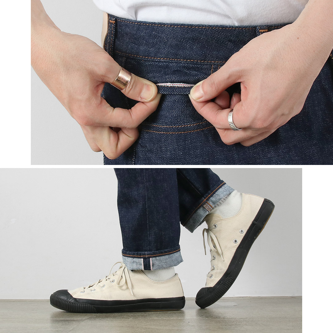 Blue refabric（ブルーリファブリック） 13oz セミワイドテーパード 5Pジーンズ 日本製 / メンズ デニム ジーパン | JAPAN BLUE JEANS | 10