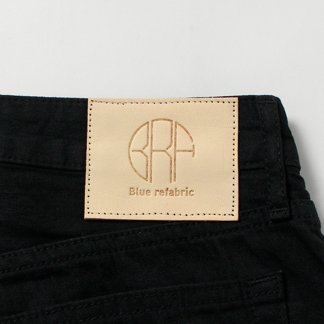 Blue refabric（ブルーリファブリック） 8oz セミワイドテーパード 5Pブラックジーンズ 日本製 / メンズ デニム 夏デニム  デニム ジーパン | JAPAN BLUE JEANS | 09