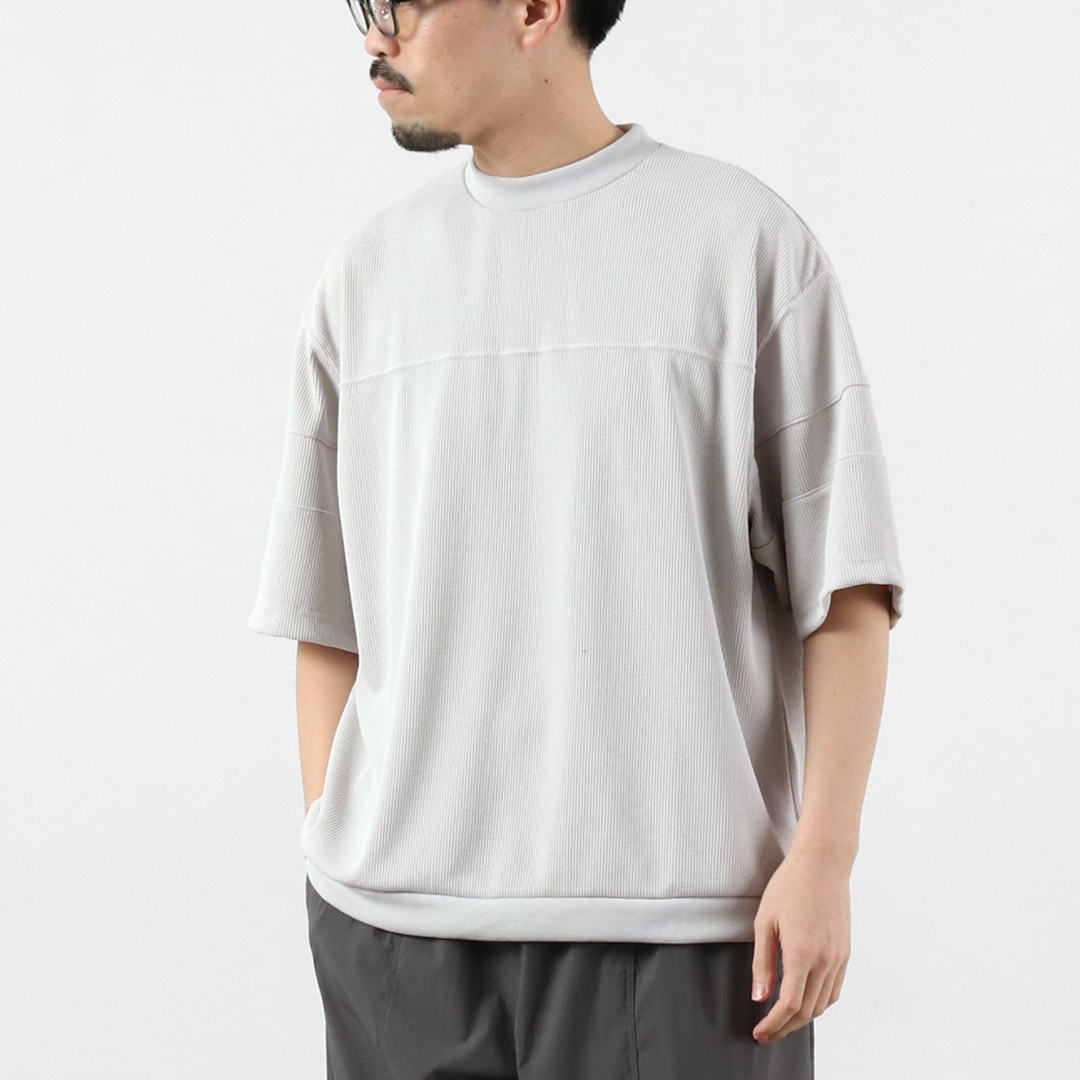 RAG（ラグ） クイックドライ ワッフル フットボールTシャツ 日本製 / メンズ 半袖 | RAG | 01