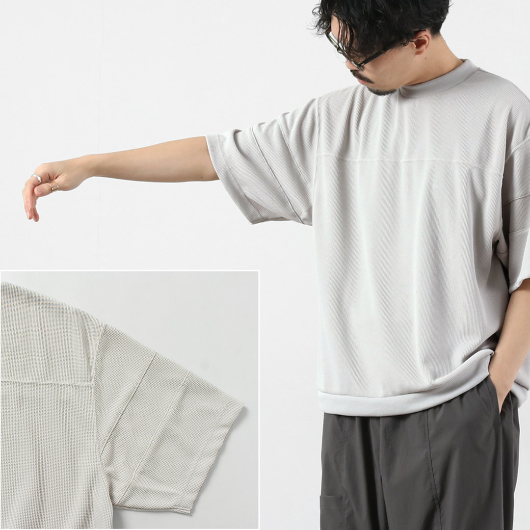 RAG（ラグ） クイックドライ ワッフル フットボールTシャツ 日本製 / メンズ 半袖 | RAG | 09