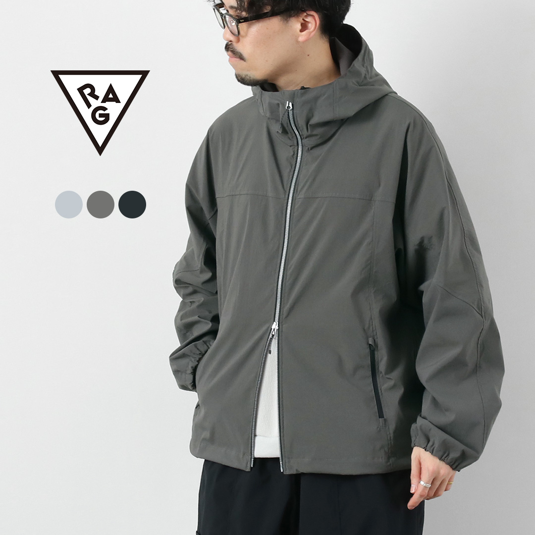 RAG（ラグ） ソフトシェル テック フードジャケット / メンズ 撥水 日本製 | 
