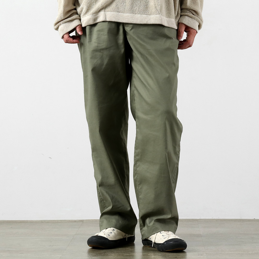 KEMA DESIGNS（ケマデザインズ） タック レイジーパンツ 日本製 / メンズ 麻 イージーパンツ スラックス |  | 01