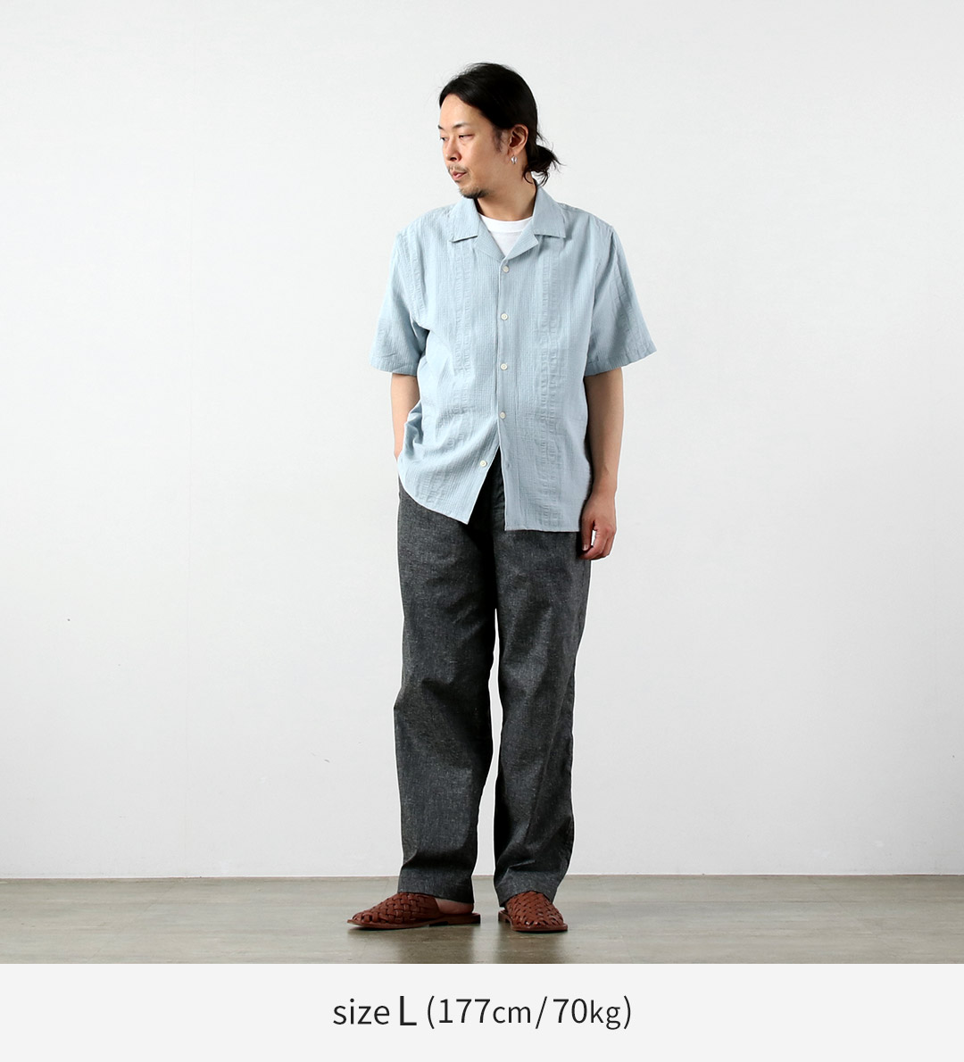 KEMA DESIGNS（ケマデザインズ） タック レイジーパンツ 日本製 / メンズ 麻 イージーパンツ スラックス |  | 05