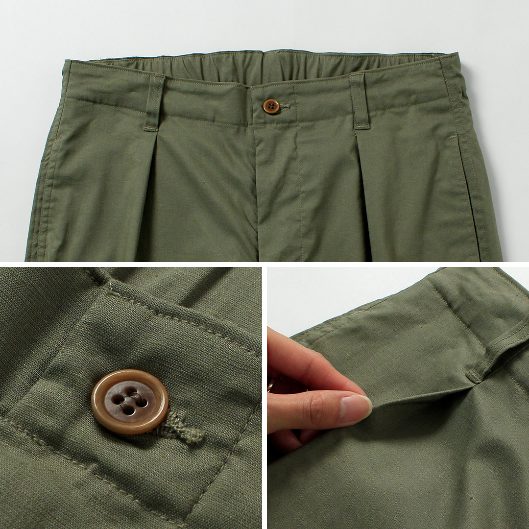 KEMA DESIGNS（ケマデザインズ） タック レイジーパンツ 日本製 / メンズ 麻 イージーパンツ スラックス |  | 13