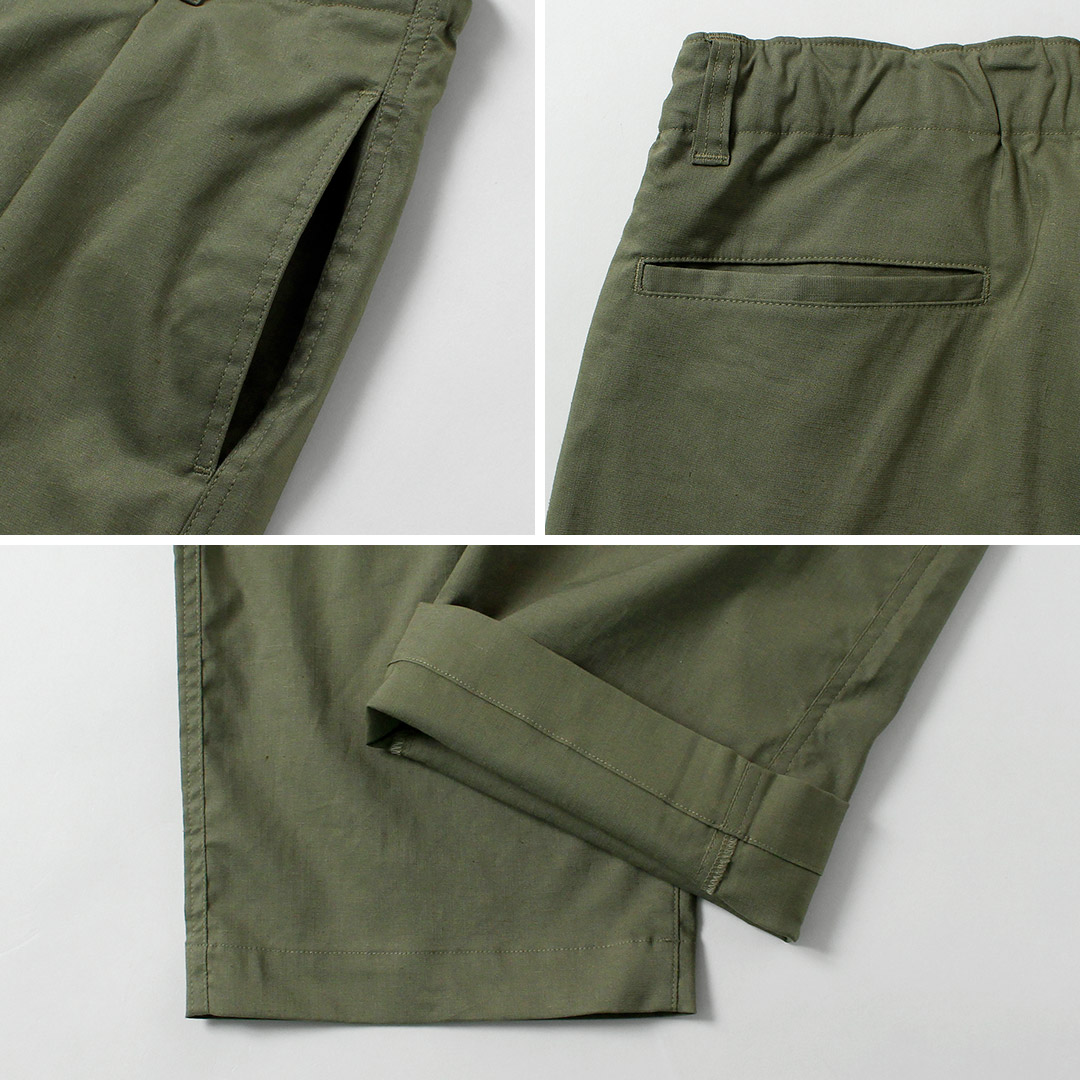 KEMA DESIGNS（ケマデザインズ） タック レイジーパンツ 日本製 / メンズ 麻 イージーパンツ スラックス |  | 14