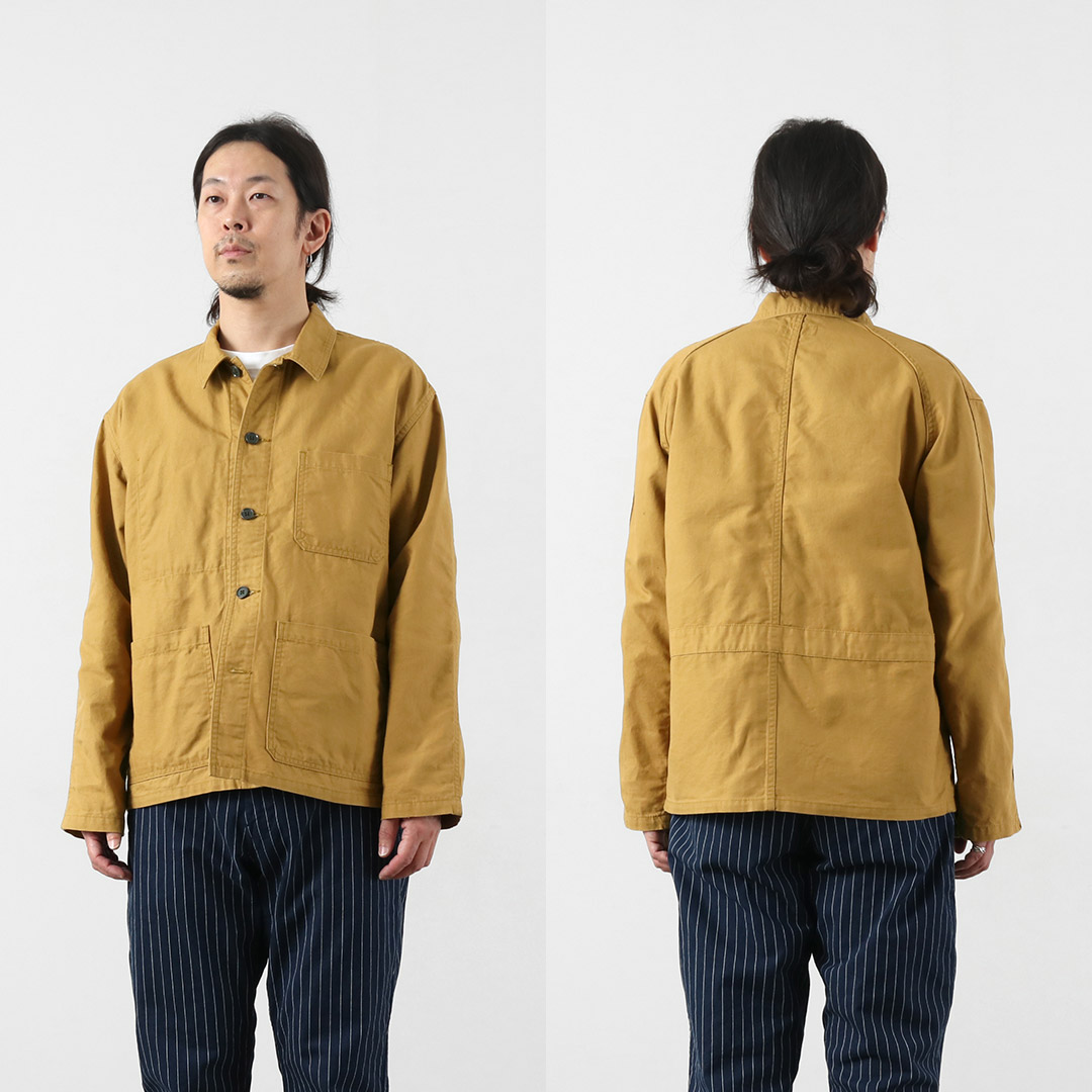 Blue refabric（ブルーリファブリック） ダック フレンチカバーオールジャケット 日本製 / メンズ | JAPAN BLUE JEANS | 13