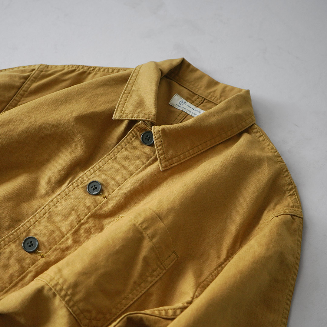 Blue refabric（ブルーリファブリック） ダック フレンチカバーオールジャケット 日本製 / メンズ | JAPAN BLUE JEANS | 08