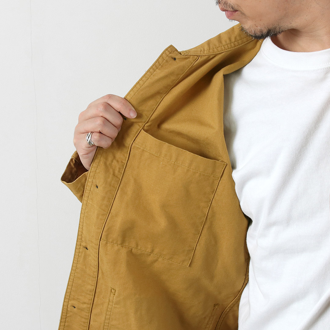 Blue refabric（ブルーリファブリック） ダック フレンチカバーオールジャケット 日本製 / メンズ | JAPAN BLUE JEANS | 12