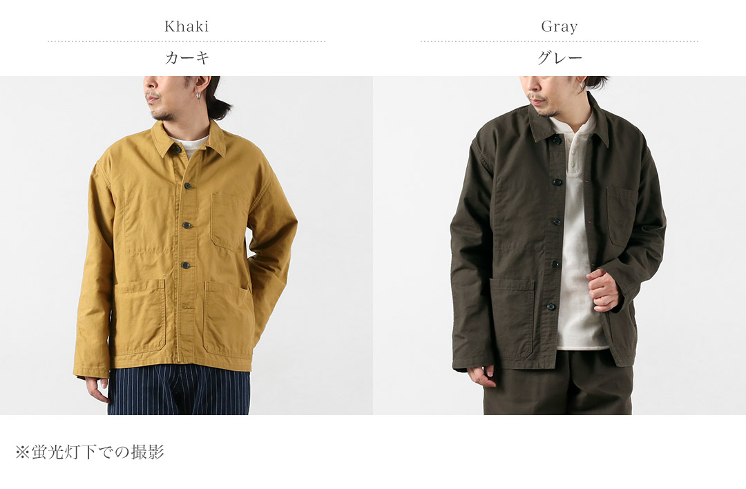 Blue refabric（ブルーリファブリック） ダック フレンチカバーオールジャケット 日本製 / メンズ | JAPAN BLUE JEANS | 03