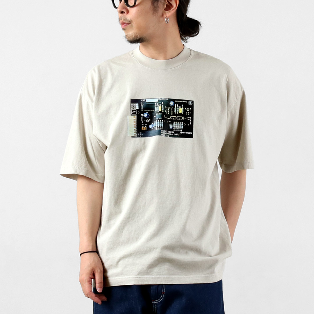 LQQK STUDIO（ルックスタジオ） サーキットボード Tシャツ / メンズ 半袖 プリント | LQQK STUDIO | 01