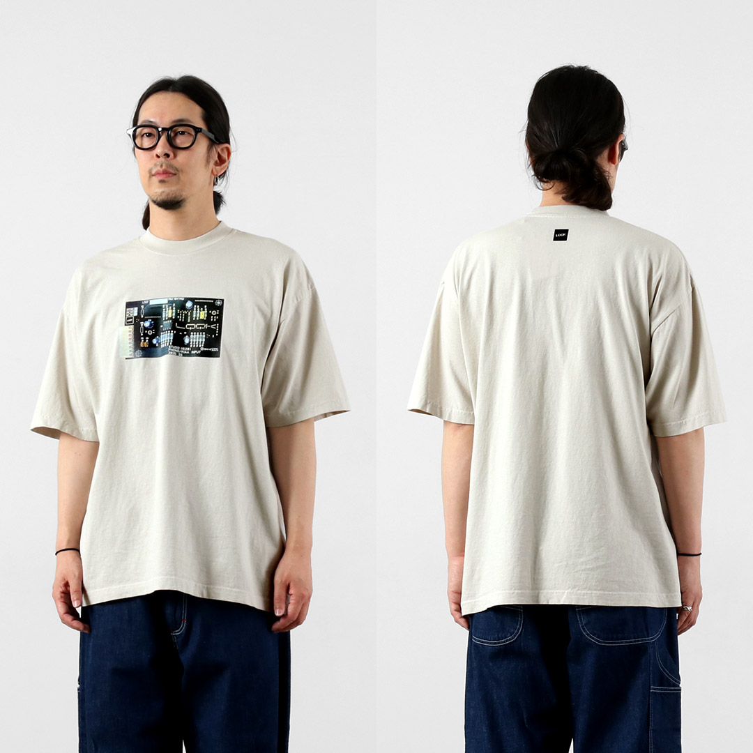 LQQK STUDIO（ルックスタジオ） サーキットボード Tシャツ / メンズ