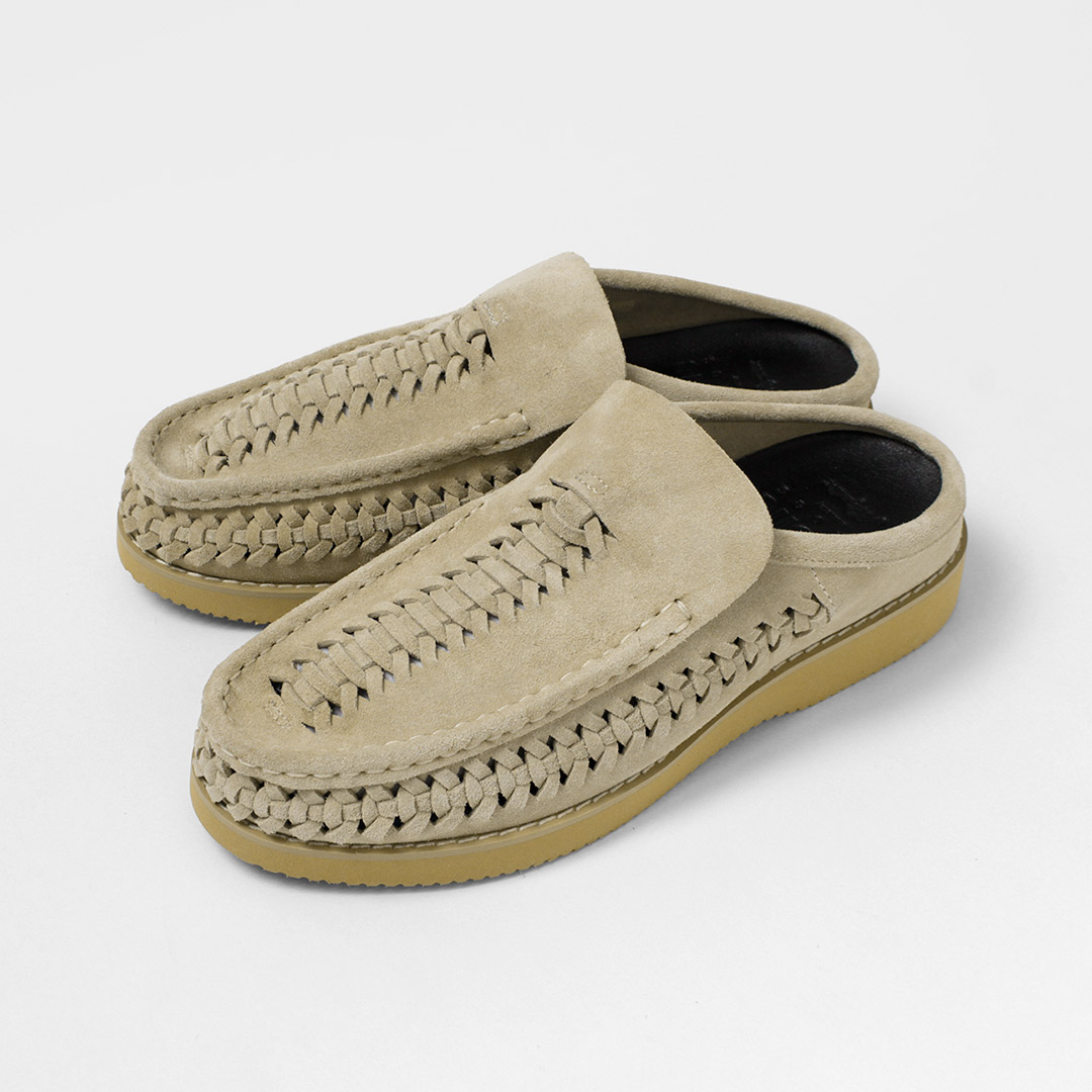 MOLLE SHOES（モールシューズ） NASNGWAM コラボ ピュレペチャ ワラチ サンダル / メンズ スエードレザー 本革 | molle shoes | 01