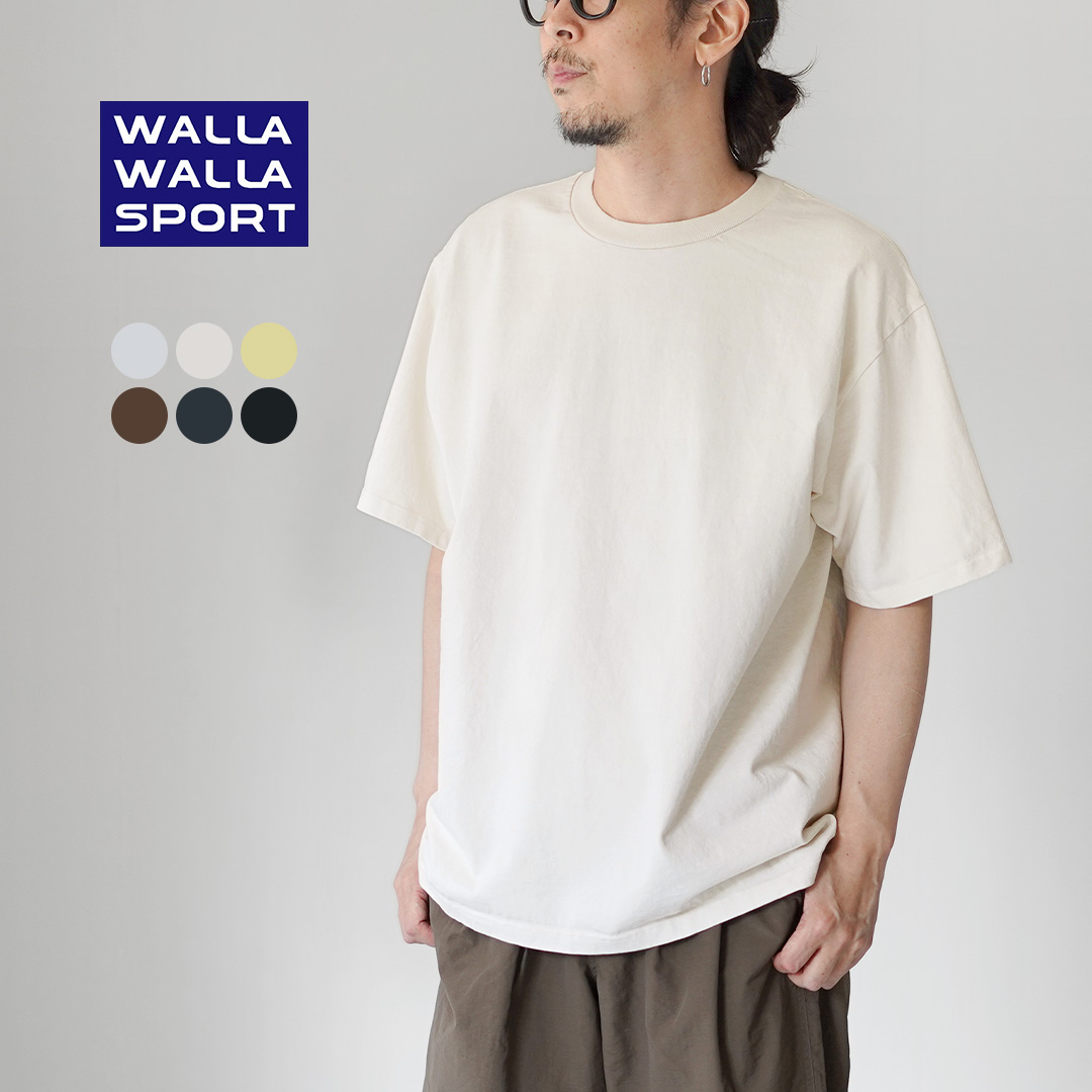 WALLA WALLA SPORT（ワラワラスポーツ） 9oz チューブTシャツ 日本製 / 半袖 ヘビーオンス | WALLA WALLA SPORT