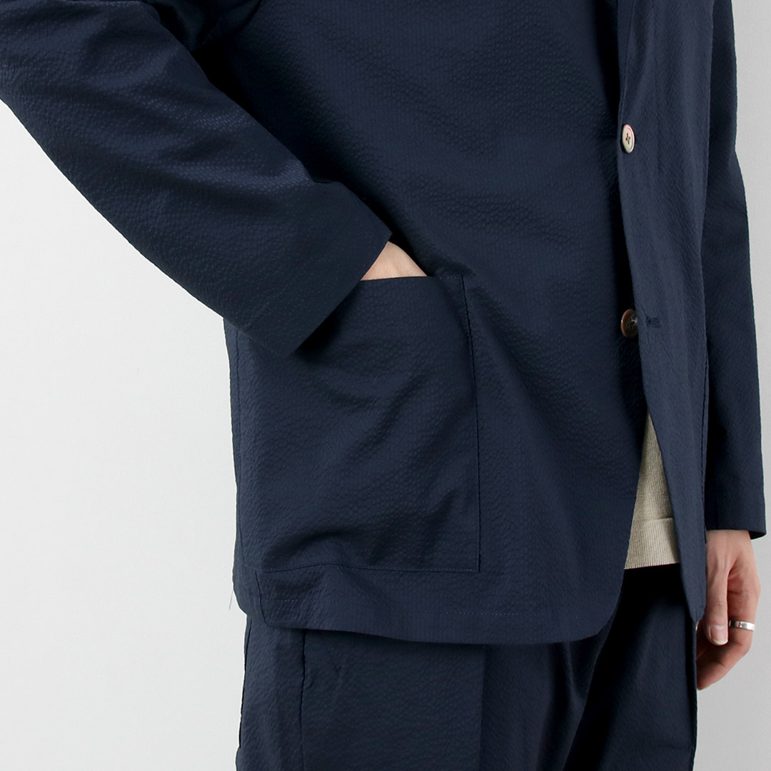 RE MADE IN TOKYO JAPAN（アールイー） クールマックス シアサッカー 3Bジャケット テーラード 日本製 / メンズ COOLMAX | Re made in tokyo japan | 12