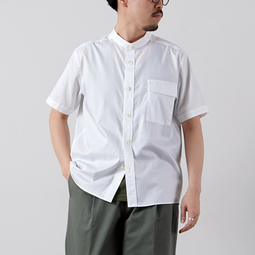 RE MADE IN TOKYO JAPAN（アールイー） 200番双糸 シャンブレーツイル 半袖 CPOシャツ 日本製 / メンズ | Re made in tokyo japan | 01