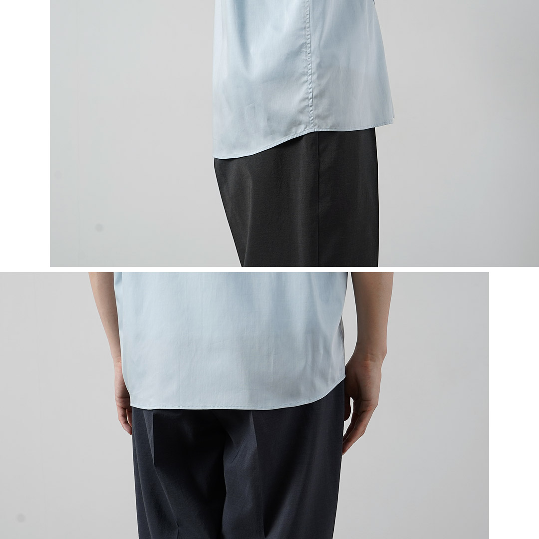 RE MADE IN TOKYO JAPAN（アールイー） 200番双糸 シャンブレーツイル 半袖 CPOシャツ 日本製 / メンズ | Re made in tokyo japan | 14