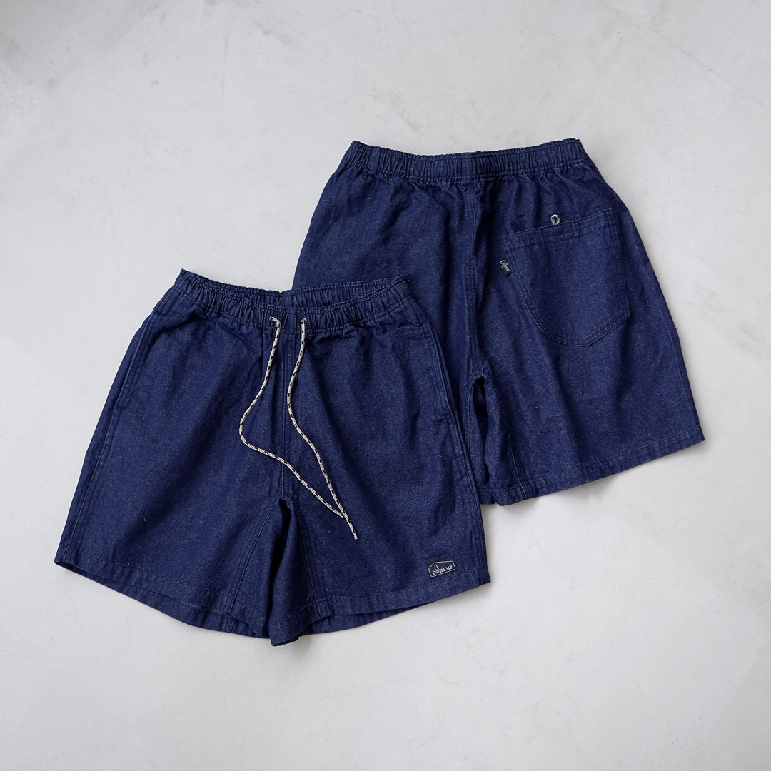 GOHEMP（ゴーヘンプ） ヘンプ ジャムショーツ 7.5ozデニム / メンズ 半