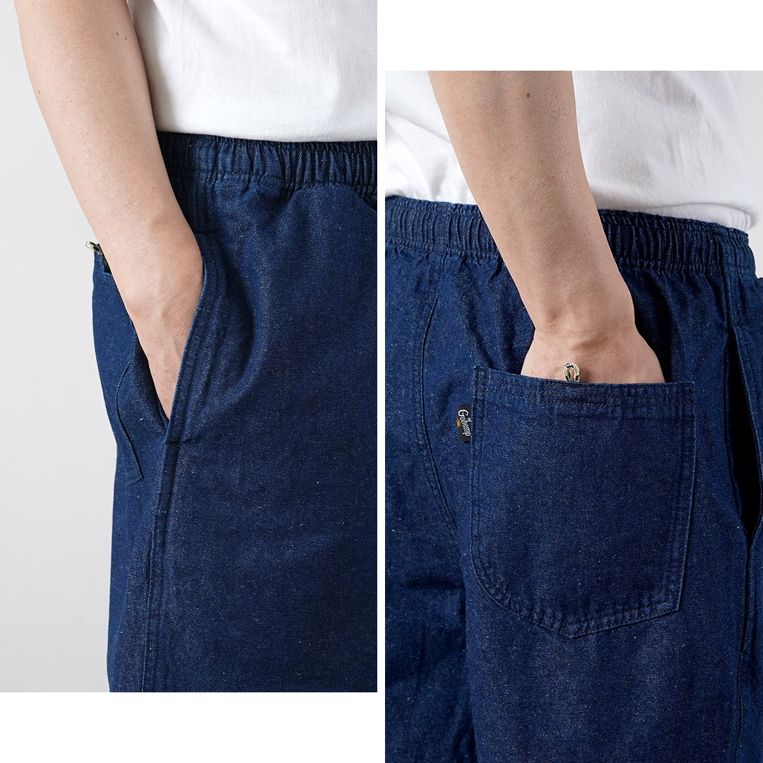 GOHEMP（ゴーヘンプ） ヘンプ ジャムショーツ 7.5ozデニム / メンズ 半