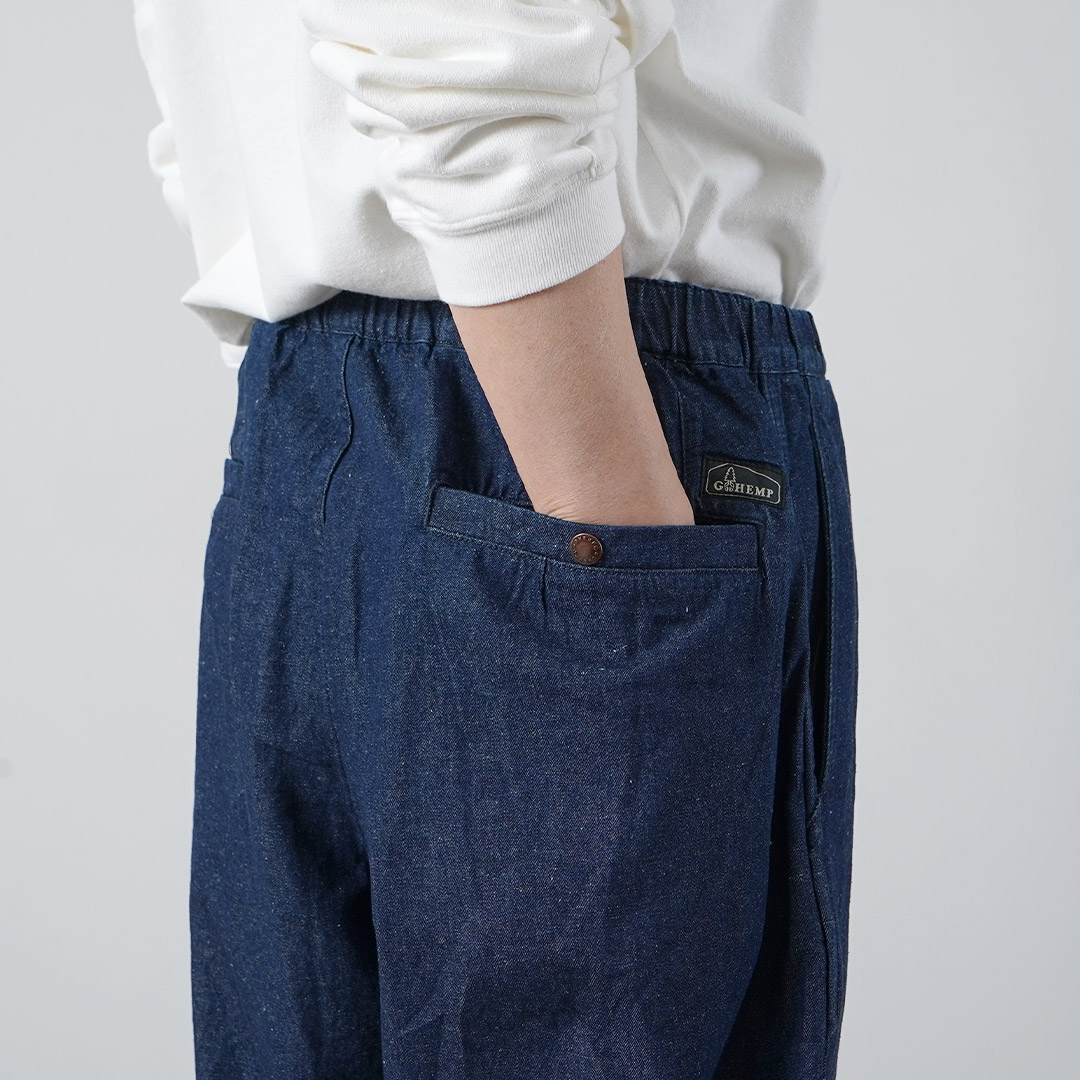 GOHEMP（ゴーヘンプ） バルーン チルパンツ 7.5ozデニム / メンズ ジーンズ イージー 麻 | GOHEMP | 08