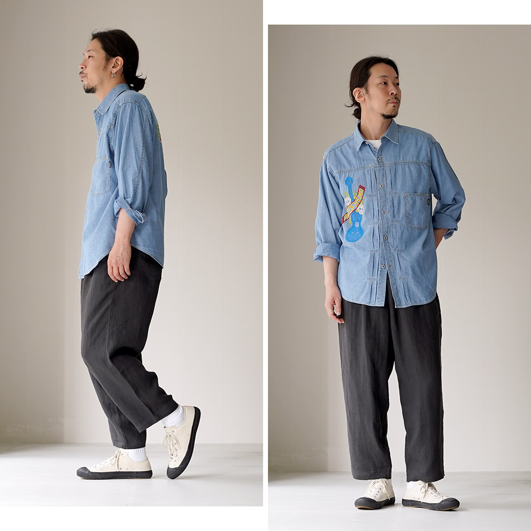 GOHEMP（ゴーヘンプ） グリーンヒル パンツ ヘンプブロード / メンズ テーパード ウエストゴム 七分丈 クロップド 麻 | GOHEMP | 06