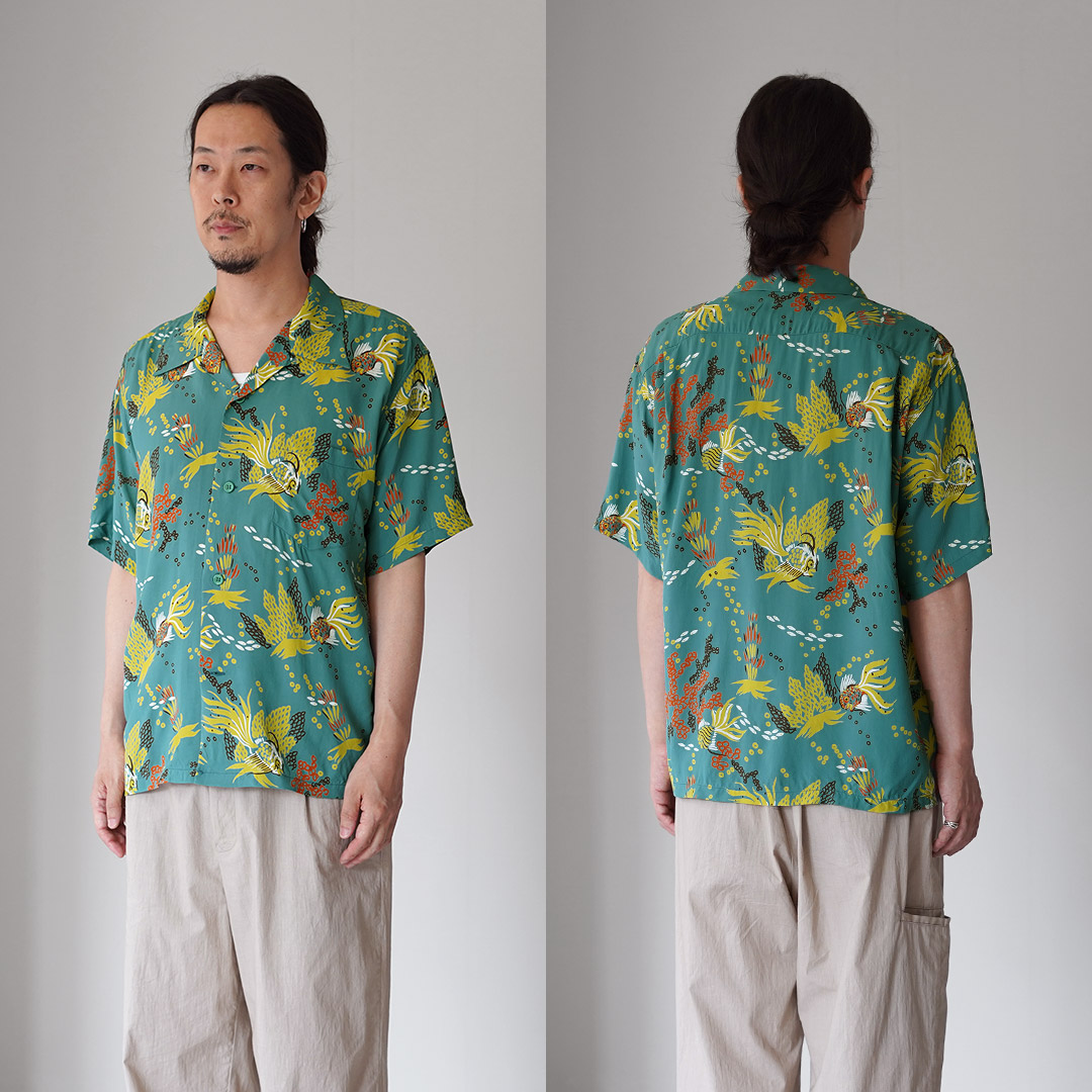 SUN SURF（サンサーフ） トロピカルフィッシュ アロハシャツ 日本製 / 半袖 メンズ | SUN SURF | 14