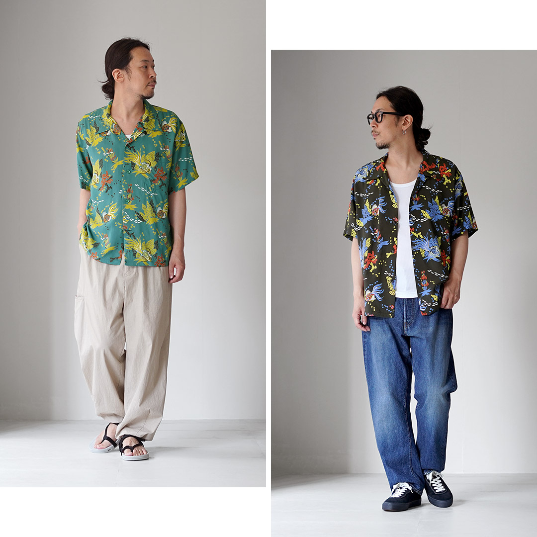 SUN SURF（サンサーフ） トロピカルフィッシュ アロハシャツ 日本製 / 半袖 メンズ | SUN SURF | 15