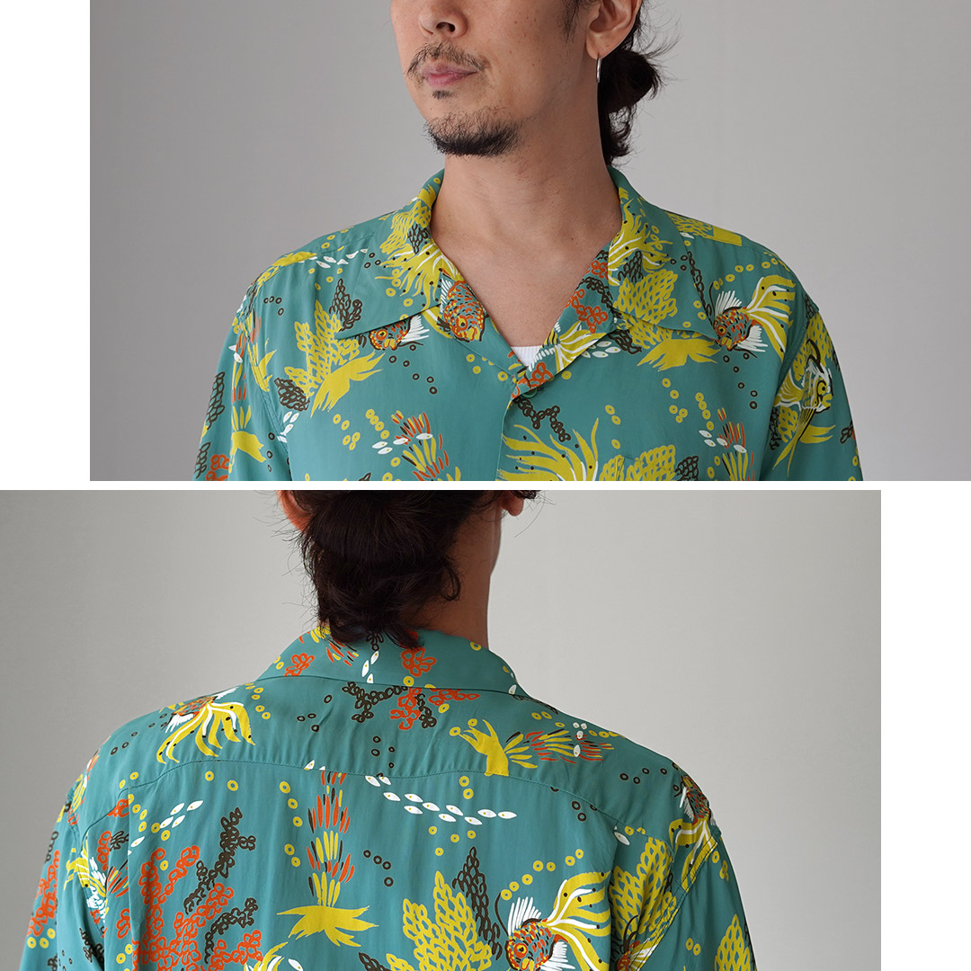 SUN SURF（サンサーフ） トロピカルフィッシュ アロハシャツ 日本製 / 半袖 メンズ | SUN SURF | 11