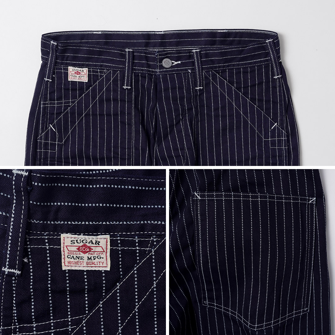 SUGAR CANE CANE（シュガーケーン） 9oz ウォバッシュ ストライプ