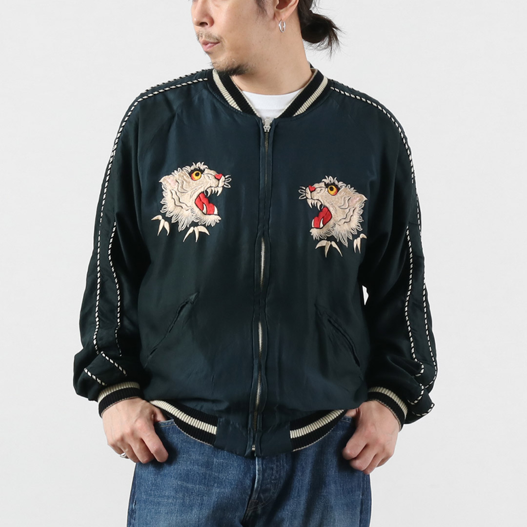 TAILOR TOYO（テーラートーヨー） タイガーヘッド ホットロッド エイジング スカジャン / テーラー東洋 リバーシブル | TAILOR TOYO | 01