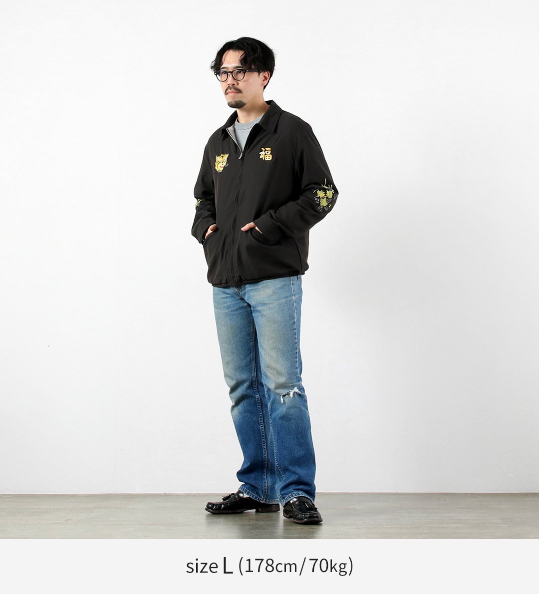 TAILOR TOYO（テーラートーヨー） ベトナムマップ ベトジャン エイジングモデル ジャケット / メンズ 刺繍 |  | 03