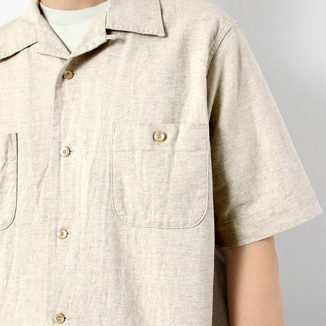 SEUVAS（ソウバス）アムンゼン ホリデーシャツ 日本製 / メンズ シャツ 半袖 オープンカラー 開襟 |  | 11