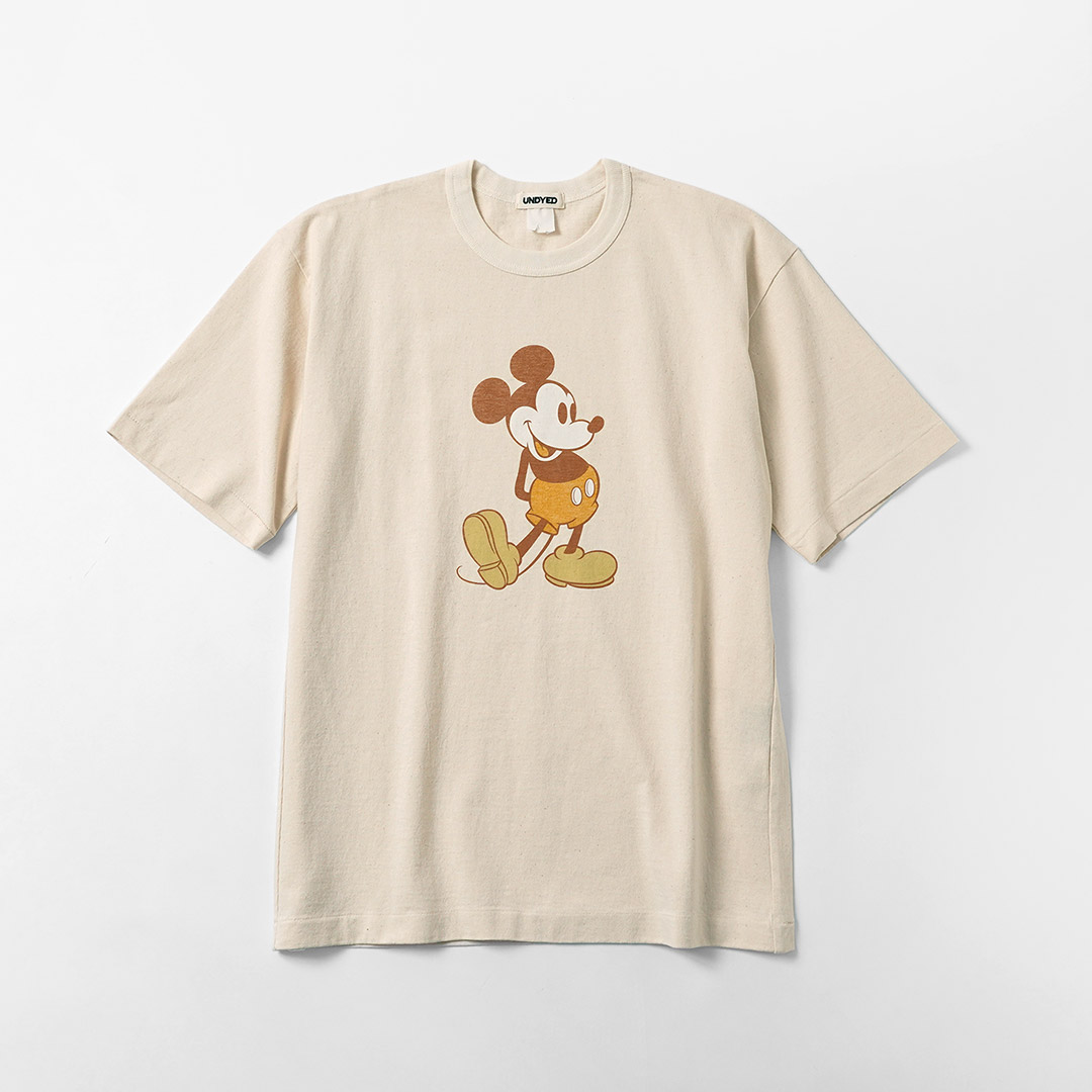 UNDYED（アンダイド） ジャクソンマティス コラボ ミッキーTシャツ 日本製 / メンズ 半袖 | UNDYED | 04