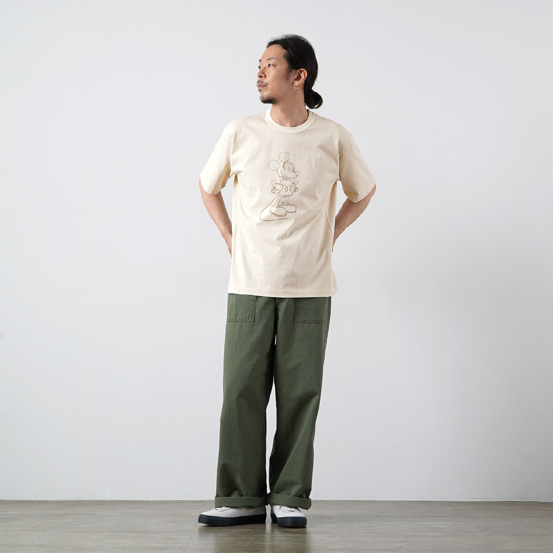 UNDYED（アンダイド） ジャクソンマティス コラボ ミッキーTシャツ 日本製 / メンズ 半袖 | UNDYED | 06