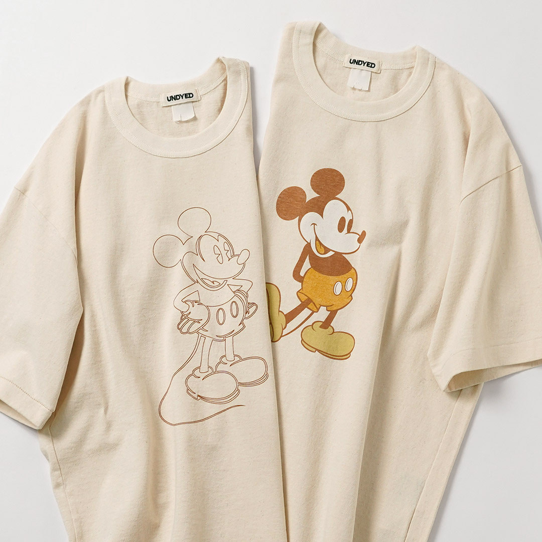 UNDYED（アンダイド） ジャクソンマティス コラボ ミッキーTシャツ 日本製 / メンズ 半袖 | UNDYED | 09