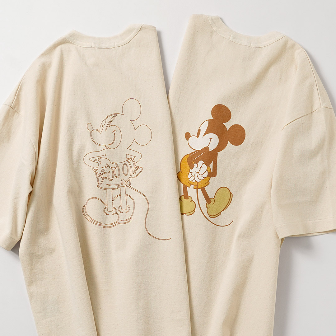 UNDYED（アンダイド） ジャクソンマティス コラボ ミッキーTシャツ 日本製 / メンズ 半袖 | UNDYED | 10