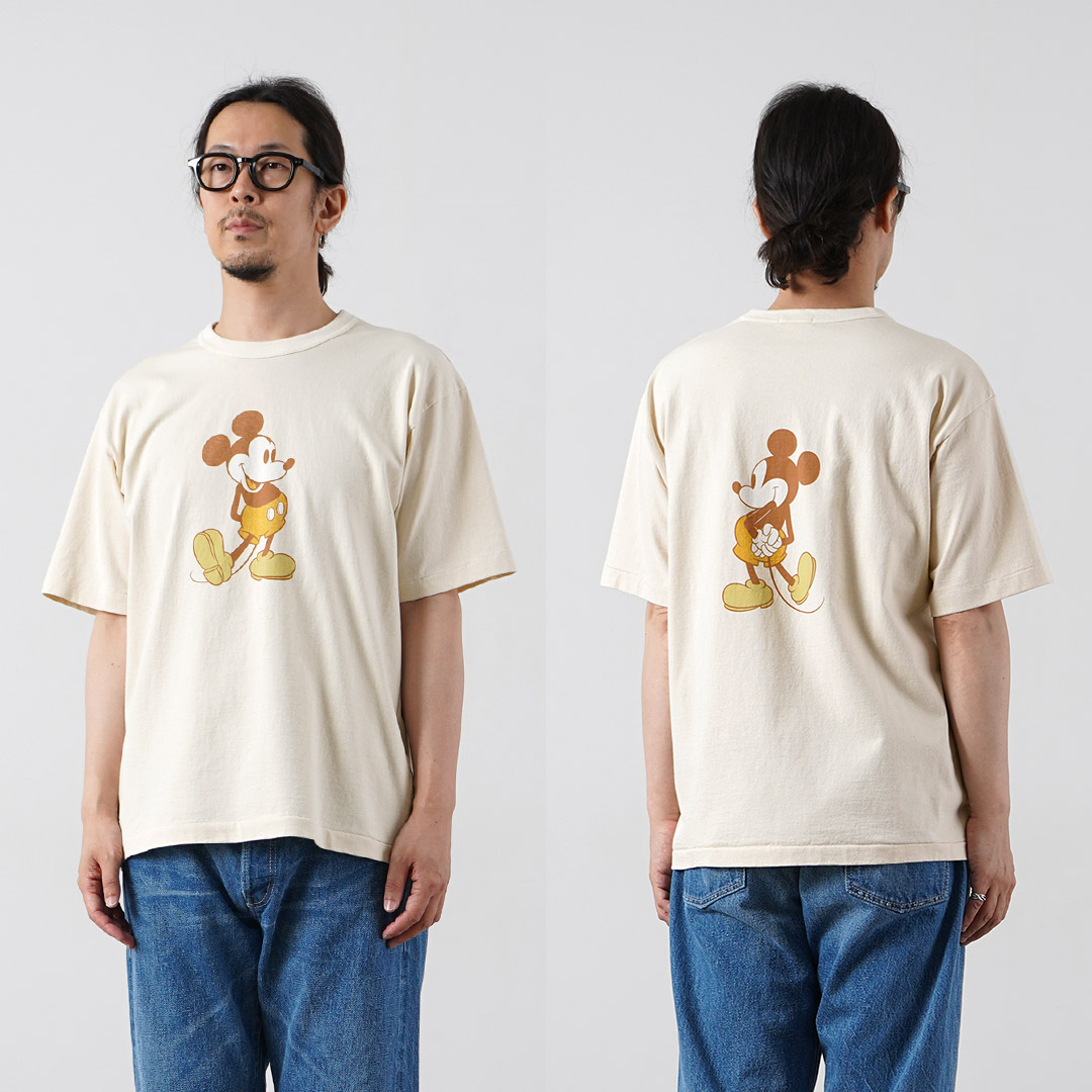 UNDYED（アンダイド） ジャクソンマティス コラボ ミッキーTシャツ 日本製 / メンズ 半袖 | UNDYED | 12