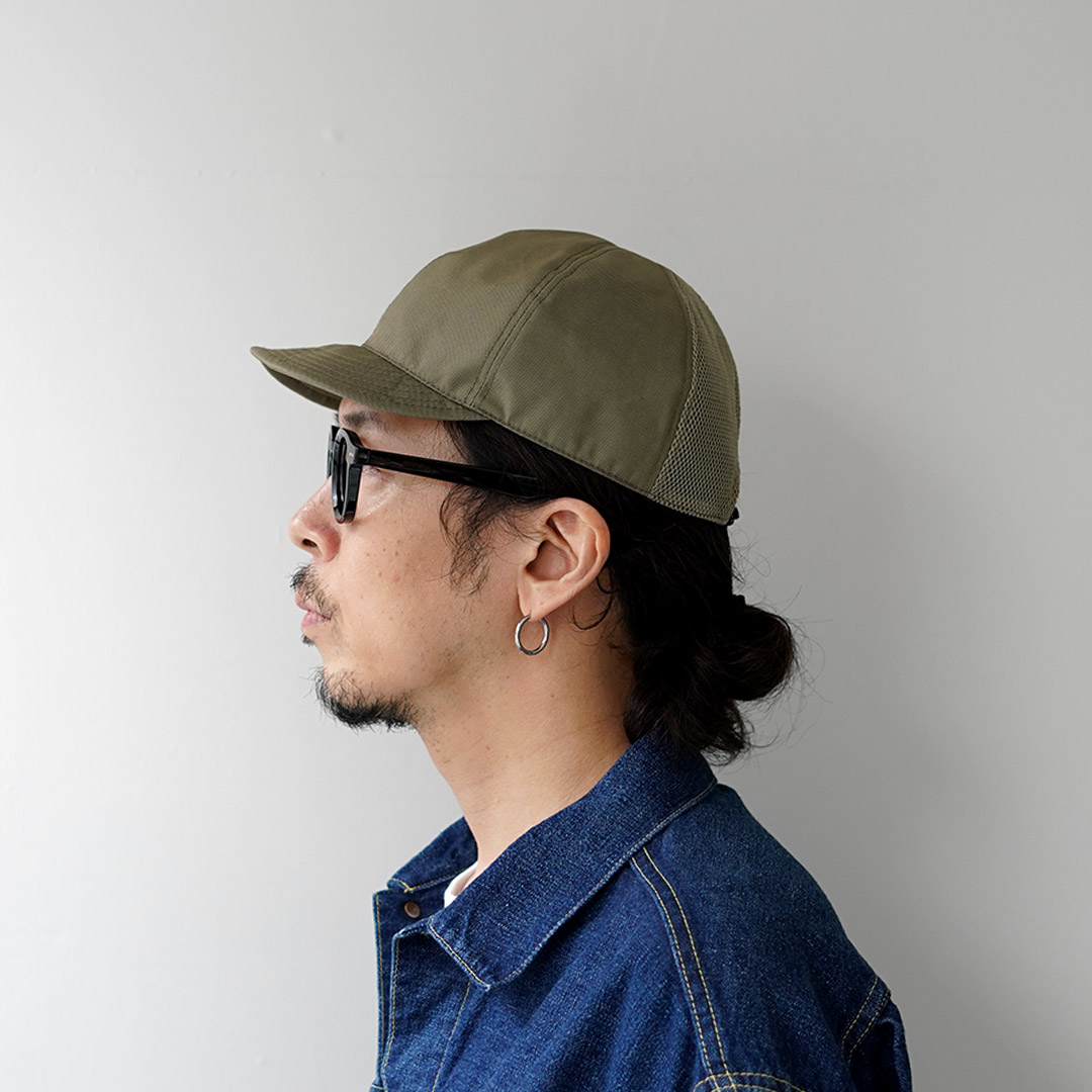 HIGHER（ハイアー） コーデュラバリスティックナイロン メッシュキャップ 日本製 / メンズ 帽子 撥水 |  | 15