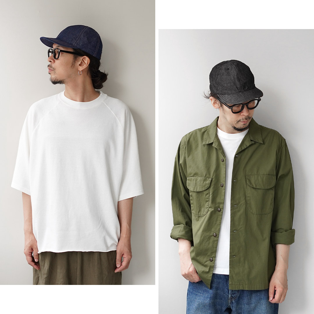 HIGHER（ハイアー） 別注 コットンリネン シャンブレー キャップ 日本製 / メンズ 帽子 |  | 05