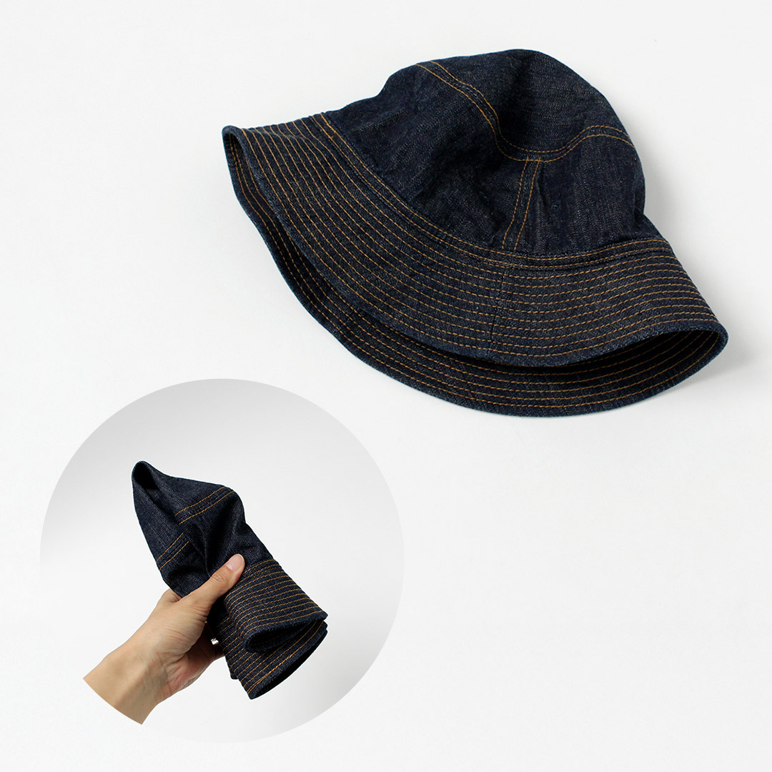 HIGHER（ハイアー） 10oz セルヴィッジデニム バケットハット 日本製 / メンズ 帽子 | HIGHER（ファッション） | 09