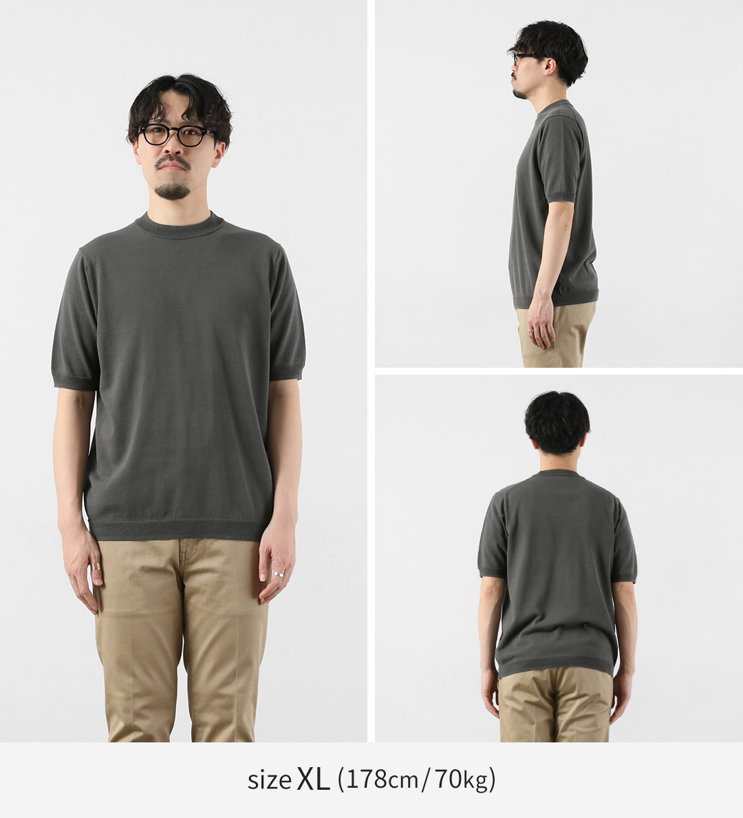 HARROWE HARROWE（ハロウハロウ） 14G アイスコットン スライトリー モックネックTシャツ / 接触冷感 半袖 メンズ | ROCOCO | 17