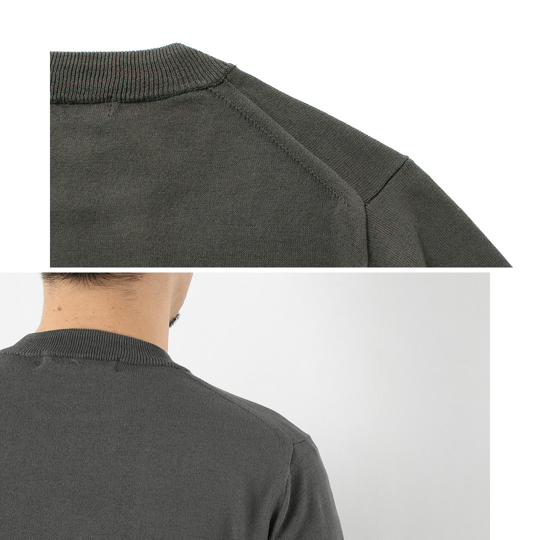 HARROWE HARROWE（ハロウハロウ） 14G アイスコットン スライトリー モックネックTシャツ / 接触冷感 半袖 メンズ | ROCOCO | 13