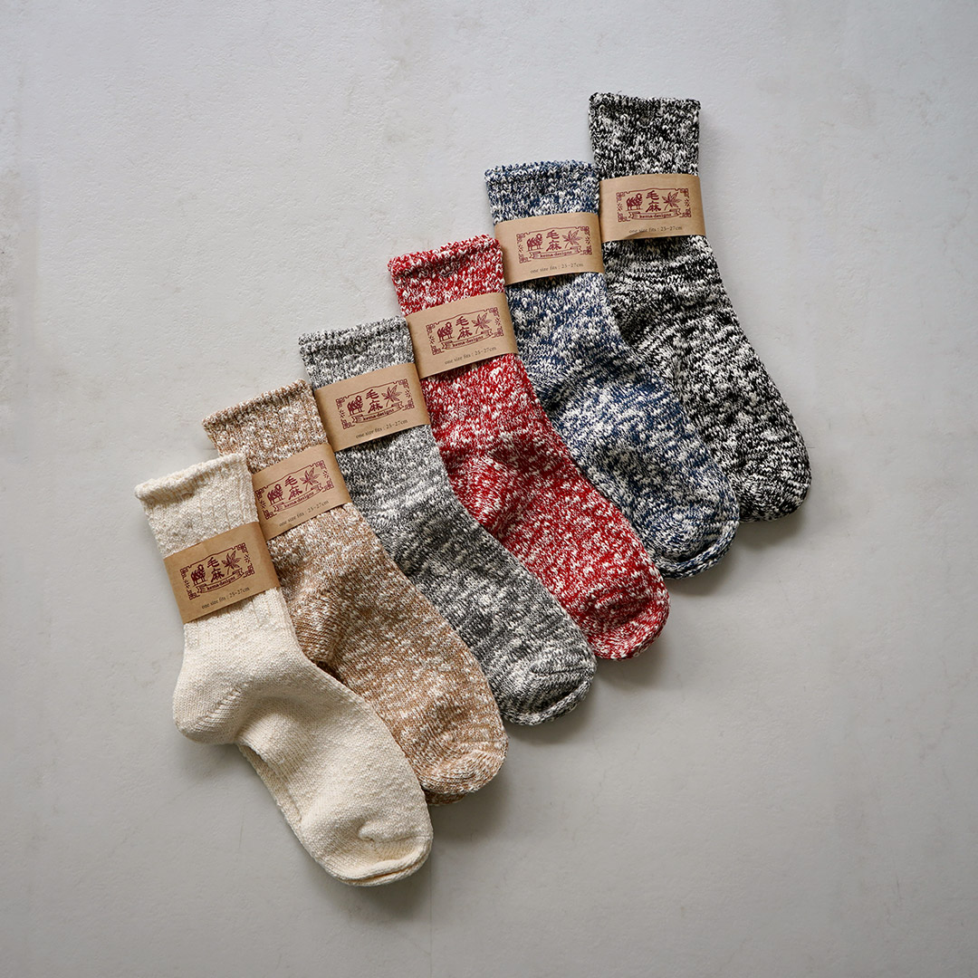 KEMA DESIGNS（ケマデザインズ） ヘンプ ソックス 日本製 / メンズ 靴下 |  | 08
