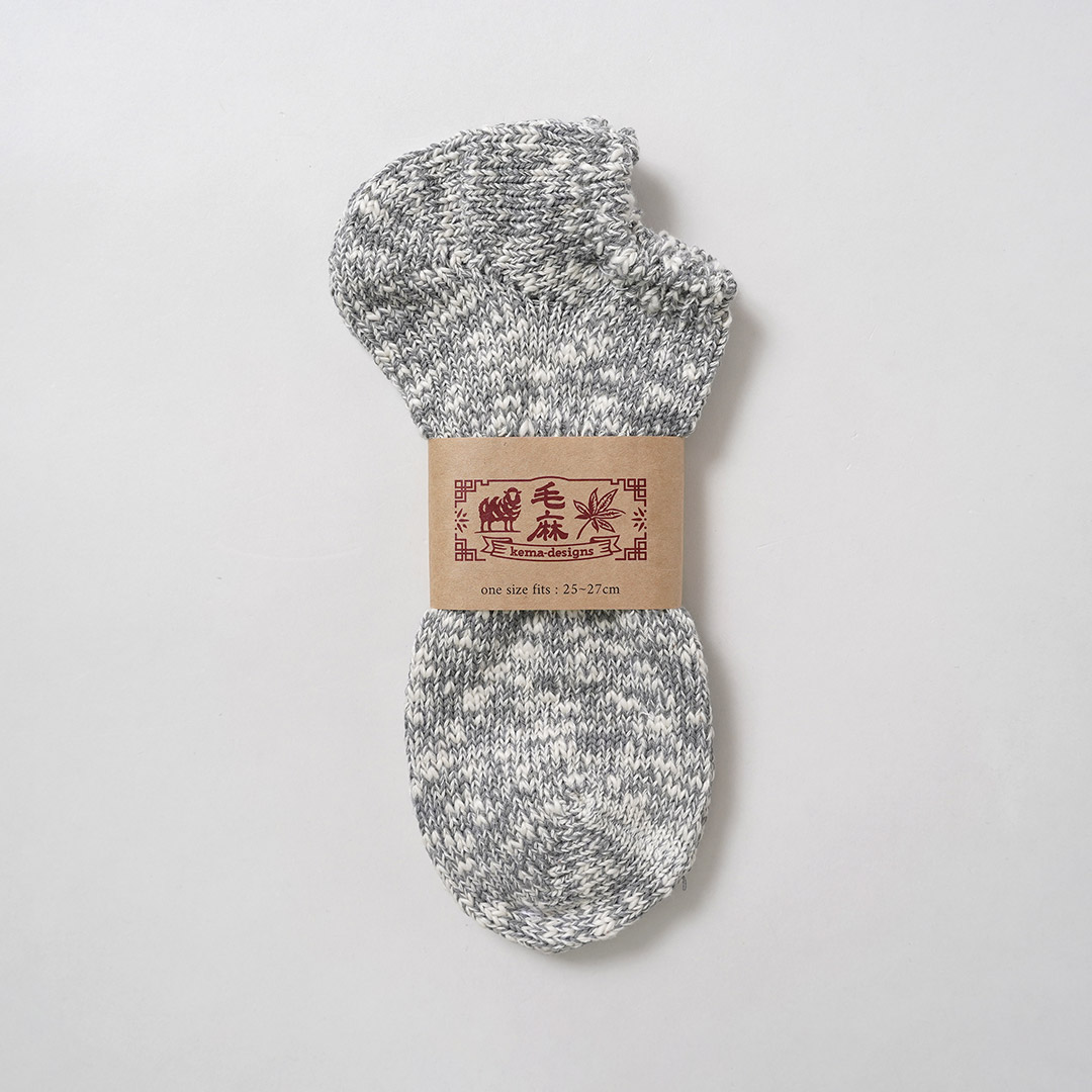 KEMA DESIGNS（ケマデザインズ） ヘンプ アンクルソックス 靴下 綿麻 日本製 / メンズ |  | 05