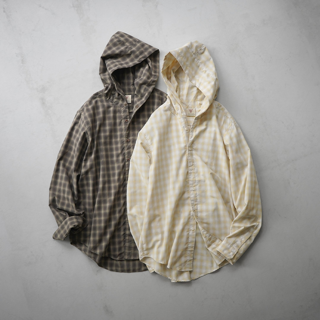 RAG（ラグ） オンブレチェック フーデッド シャツ 日本製 UVカット / メンズ 長袖 | RAG | 04