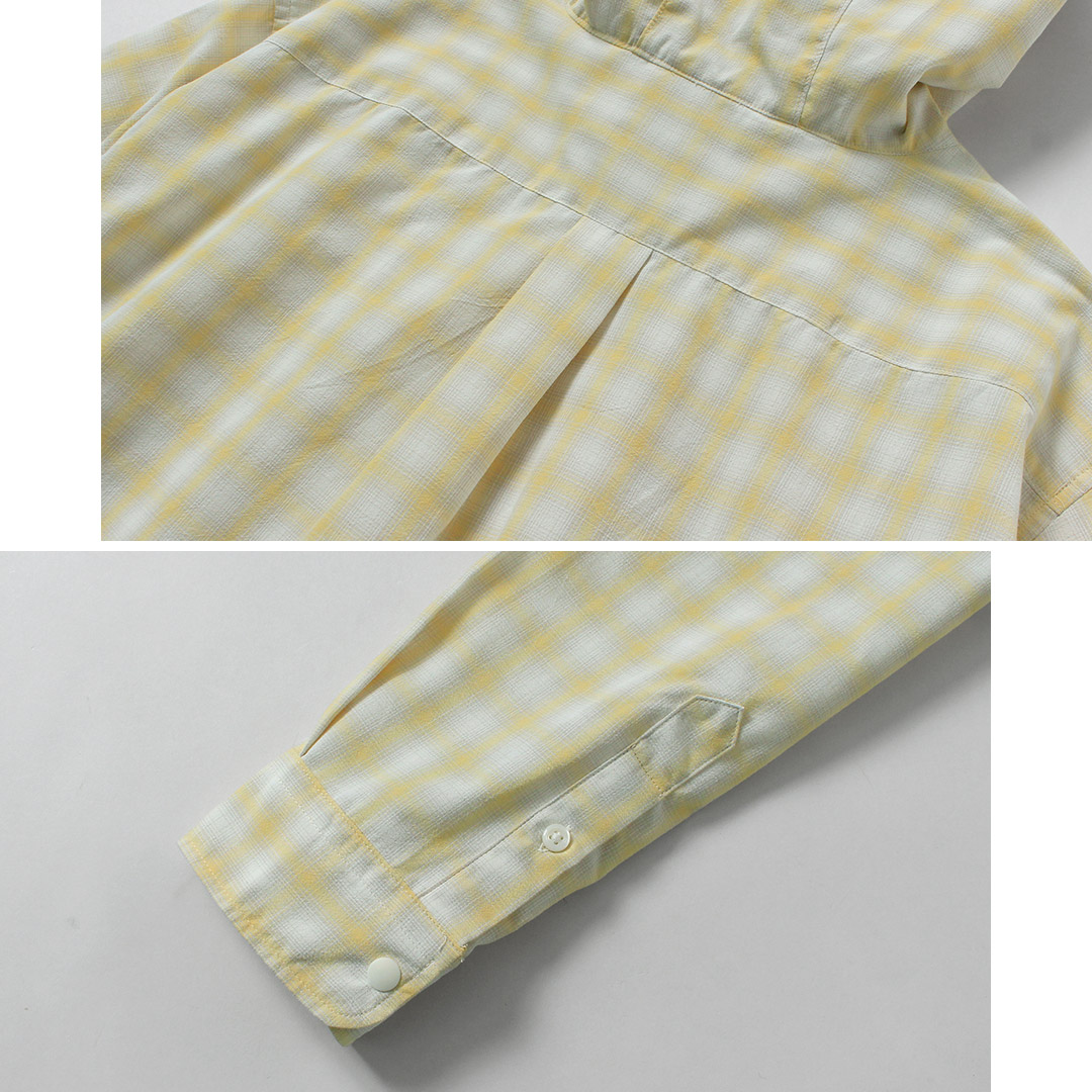 RAG（ラグ） オンブレチェック フーデッド シャツ 日本製 UVカット / メンズ 長袖 | RAG | 12