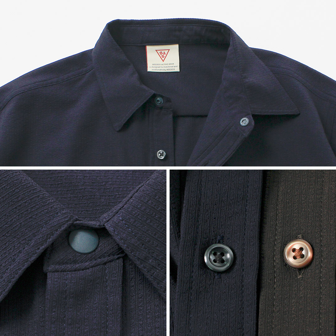 RAG（ラグ） ブリージングサッカー ショートスリーブ シャツ 日本製 / メンズ 半袖 ポケット | RAG | 15